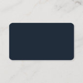 Makelaar Navy Blue Goud Visitekaartje (Achterkant)