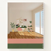 Makelaar neemt kennis van gepersonaliseerde Notiti Notitieboek (Achterkant)