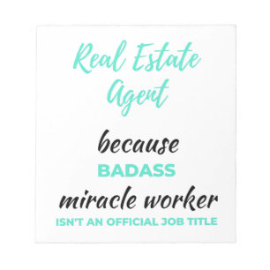 Makelaar Omdat Badass Wonder Werker 2 Notitieblok