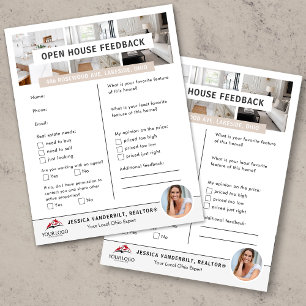 Makelaar Open Huis Feedback Formulier Flyer