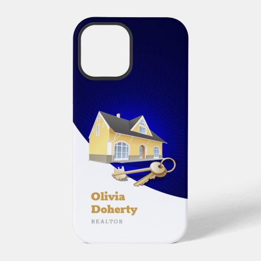 Makelaar | Perfecte Huis iPhone Hoesje (Achterkant)