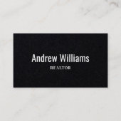 Makelaar Professioneel Eenvoudig Script Visitekaartje (Voorkant)