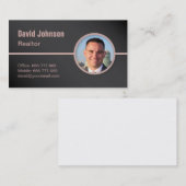 Makelaar professionele foto visitekaartje (Voorkant / Achterkant)