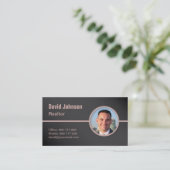 Makelaar professionele foto visitekaartje (Staand voorkant)