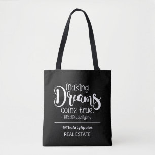 Makelaar Promo Making Dreams Come True Real Tote Bag
