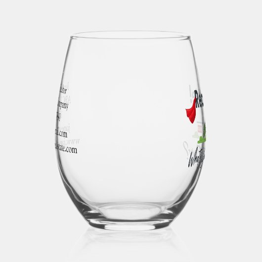 Makelaar, Realtor Super Hero gepersonaliseerd Wijnglas Zonder Voet (Rechts)