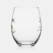 Makelaar, Realtor Super Hero gepersonaliseerd Wijnglas Zonder Voet (Links)