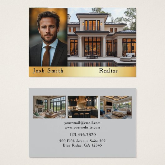 Makelaar Realtor Visitekaartje (Voorkant /achterkant)