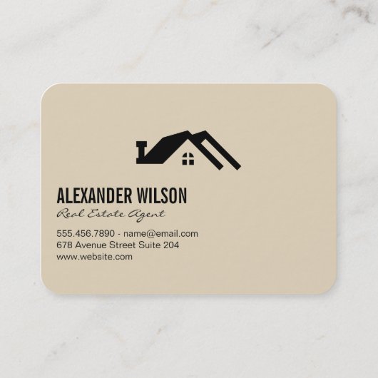 Makelaar / sleutels visitekaartje (Achterkant)