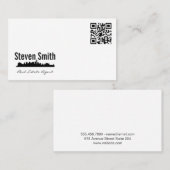 Makelaar | Stadsprofiel | QR Visitekaartje (Voorkant / Achterkant)