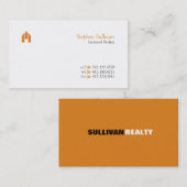 Makelaar v visitekaartje (Voorkant / Achterkant)