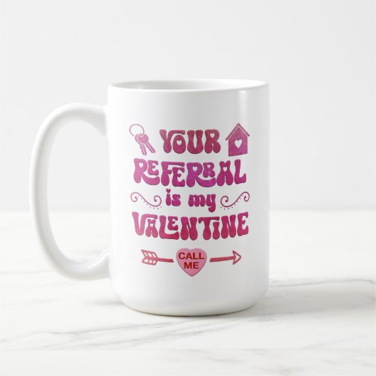Makelaar Valentijn, Gepersonaliseerd Vastgoed Cade Koffiemok (Links)
