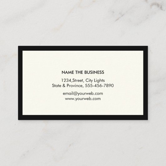 Makelaar van de Notaris die van de Agent de Raadpl Visitekaartje (Achterkant)