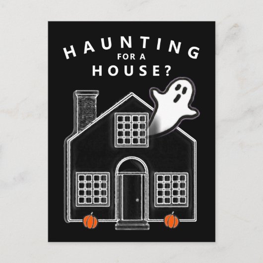 Makelaar Vastgoed Oktober Halloween Postkaarten (Voorkant)