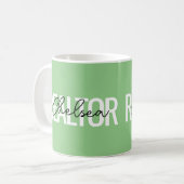 Makelaar Vastgoedmakelaar Gepersonaliseerde naam Koffiemok (Voorkant links)