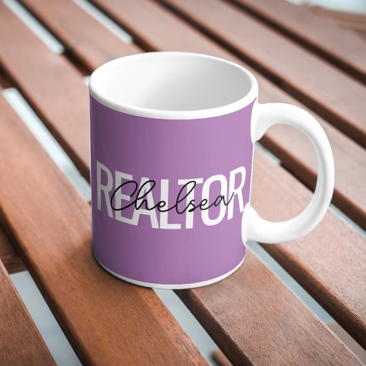 Makelaar Vastgoedmakelaar Gepersonaliseerde naam Koffiemok
