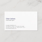 Makelaar | Vastgoedmakelaar | Vastgoedgebouw Visitekaartje (Achterkant)