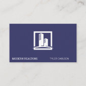 Makelaar | Vastgoedmakelaar | Vastgoedgebouw Visitekaartje (Voorkant)