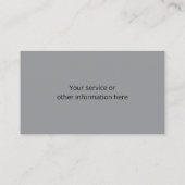 Makelaar Vastgoedprofessional Foto Visitekaartje (Achterkant)
