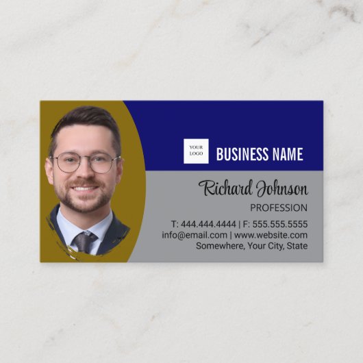 Makelaar Vastgoedprofessional Foto Visitekaartje (Voorkant)