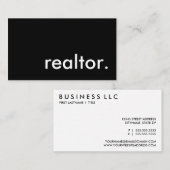 makelaar. visitekaartje (Voorkant / Achterkant)