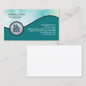 Makelaar Visitekaartje Glossy House Icon (Voorkant / Achterkant)