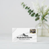 Makelaar voor het huis | Eigendommen Visitekaartje (Staand voorkant)