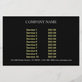 makelaar voor woningverbouwing zwembadonderhoud flyer (Achterkant)