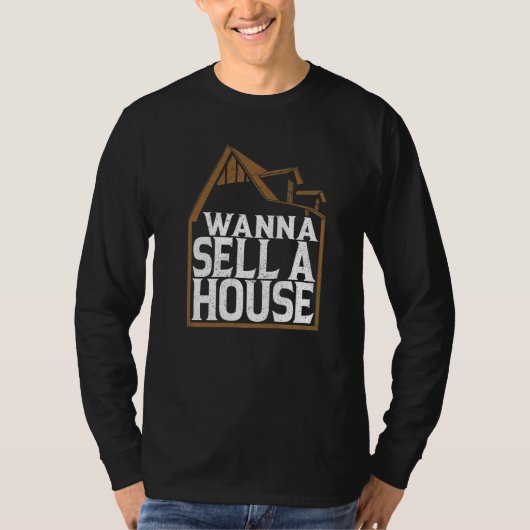 Makelaar wil een hypotheekleningfunctionaris voor  t-shirt (Voorkant)