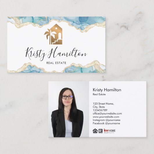 makelaardij bnb fotobus visitekaartje (Voorkant / Achterkant)