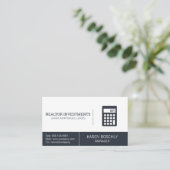 makelaardij | Vastgoedbeheer | Financiën Visitekaartje (Staand voorkant)