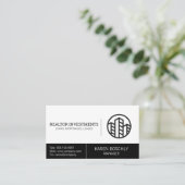 makelaardij | Vastgoedbeheer Visitekaartje (Staand voorkant)