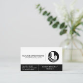 makelaardij | Vastgoedbeheer Visitekaartje (Staand voorkant)