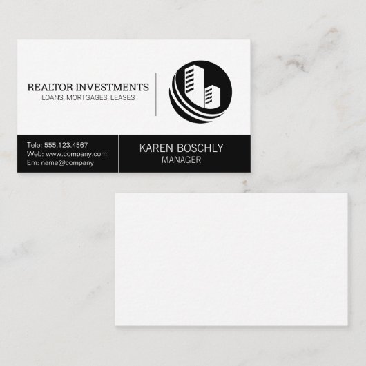 makelaardij | Vastgoedbeheer Visitekaartje (Voorkant / Achterkant)