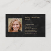 makelaardiste in onroerend goed visitekaartje (Achterkant)