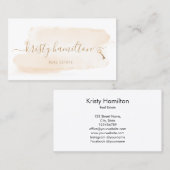 makelaardivisie onroerend goed visitekaartje (Voorkant / Achterkant)