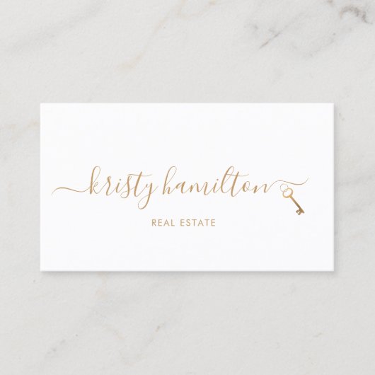 makelaardivisie onroerend goed visitekaartje (Voorkant)