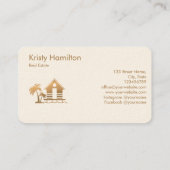 makelaardivisie visitekaartje (Achterkant)