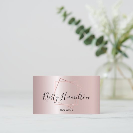 makelaardivisie visitekaartje (Staand voorkant)