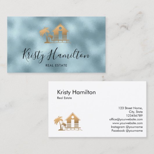 makelaardivisie visitekaartje (Voorkant / Achterkant)