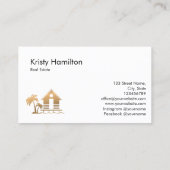 makelaardivisie visitekaartje (Achterkant)