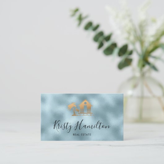 makelaardivisie visitekaartje (Staand voorkant)