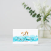 makelaardivisie visitekaartje (Staand voorkant)