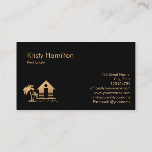 makelaardivisie visitekaartje (Achterkant)