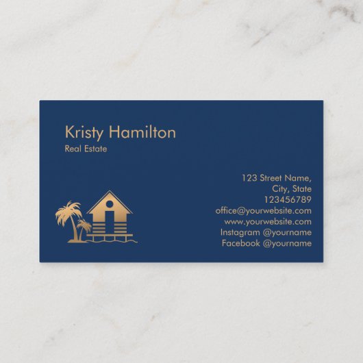 makelaardivisie visitekaartje (Achterkant)