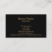 makelaardivisie visitekaartje (Achterkant)