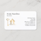 makelaardivisie visitekaartje (Achterkant)