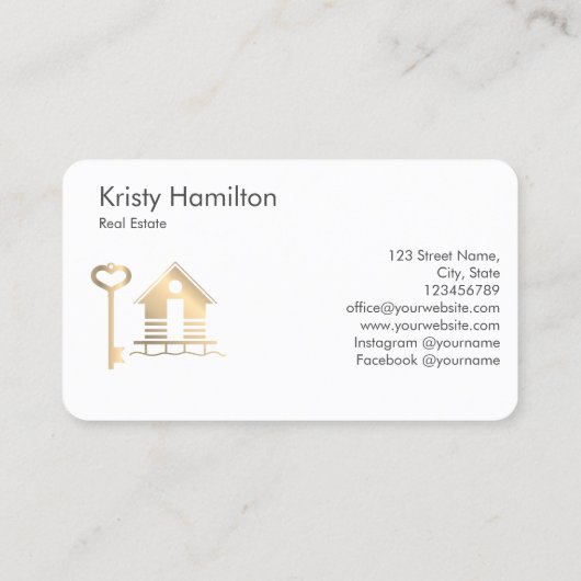 makelaardivisie visitekaartje (Achterkant)