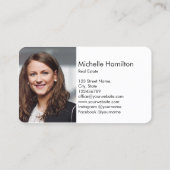 makelaardivisie visitekaartje (Achterkant)