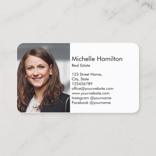 makelaardivisie visitekaartje (Achterkant)